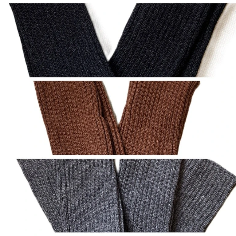 刘总外贸定制高织高密高弹斜口显瘦时尚百搭休闲中长款袖套006