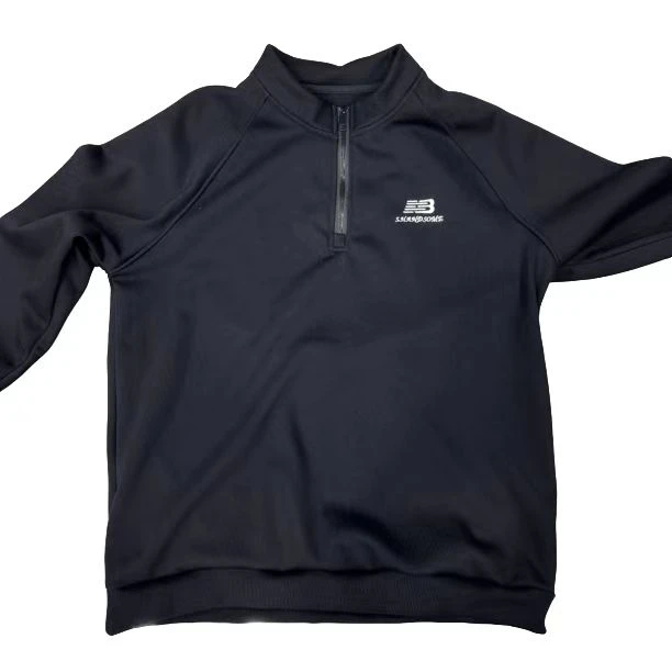 【秋冬新款空气层复合宝宝绒】新款半拉链空气层大码加绒卫衣283