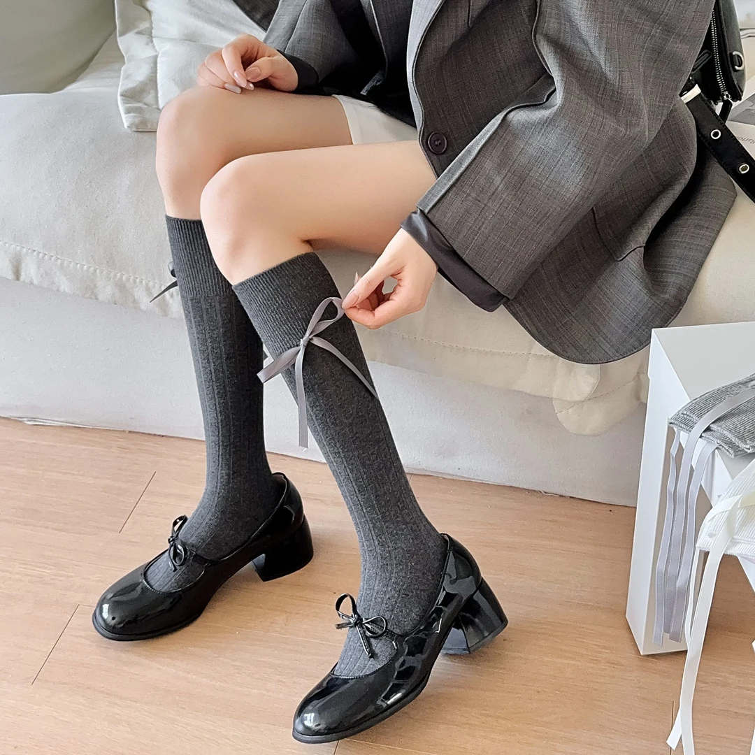 【往后划3页，详情页有款式图】秋冬纯棉羊毛中长筒袜、小腿袜、过膝袜