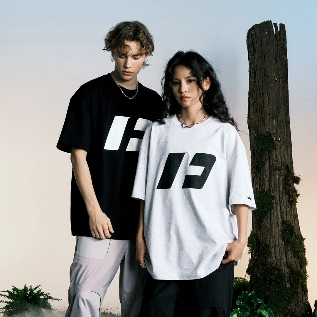 黄子弘凡张桂源同款百搭短袖T恤男女纯棉龙纹夏季情侣装美式半袖