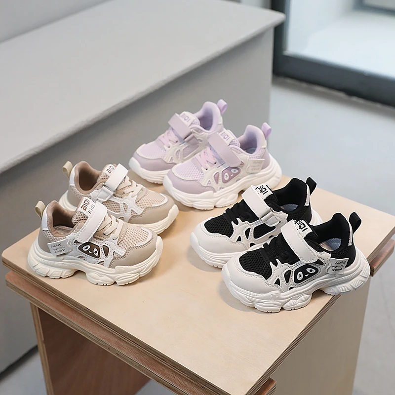 BQQBXZHU/呗呗小猪2024春季新款小童运动鞋软底防滑学步鞋1-6岁宝