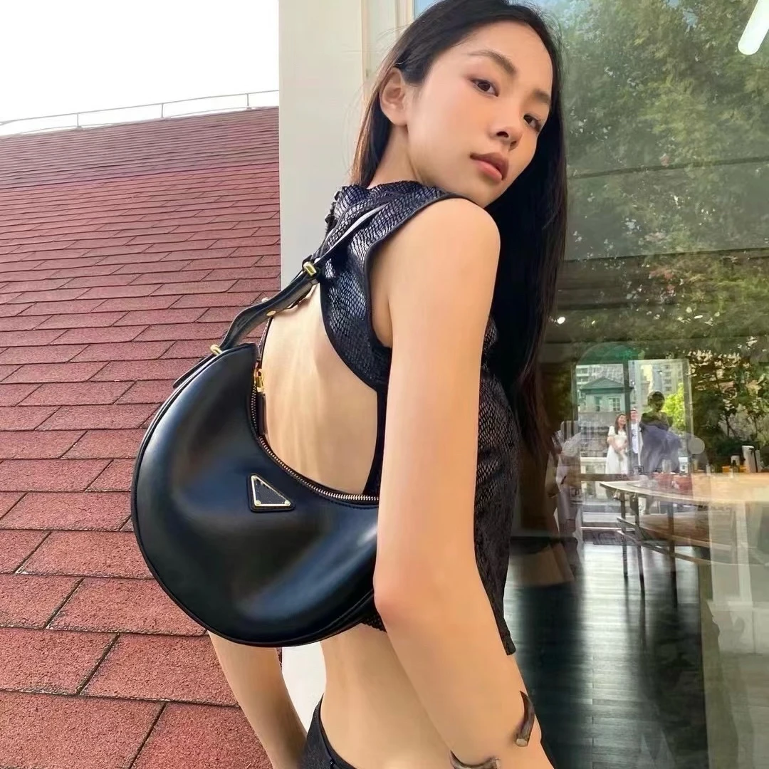[MIA]P家原版牛皮半月包红书三合一新月包腋下包斜挎包手提包