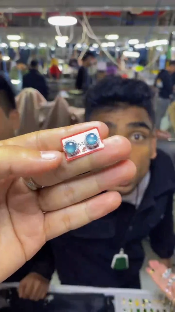 【闪购商品】定制翡翠银S925镶嵌现场收货不退不换多样性发/103595