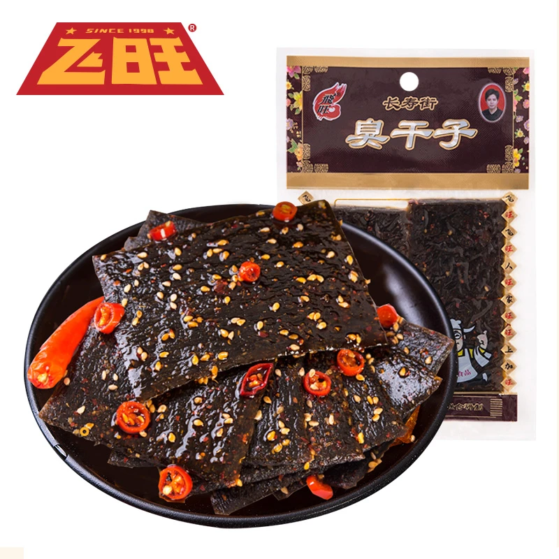 飞旺臭干子辣条16克8090后怀旧零食湖南长沙麻辣儿时校园小吃