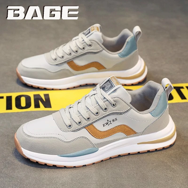 八哥阿甘男鞋冬季2025新款百搭工作板鞋运动休闲跑步增高老爹潮鞋