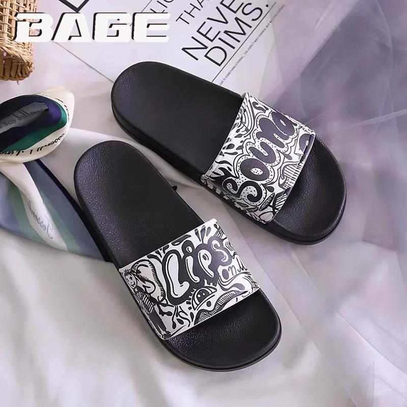 八哥拖鞋男款夏季外穿防滑休闲男士居家室外情侣个性软底沙滩凉拖