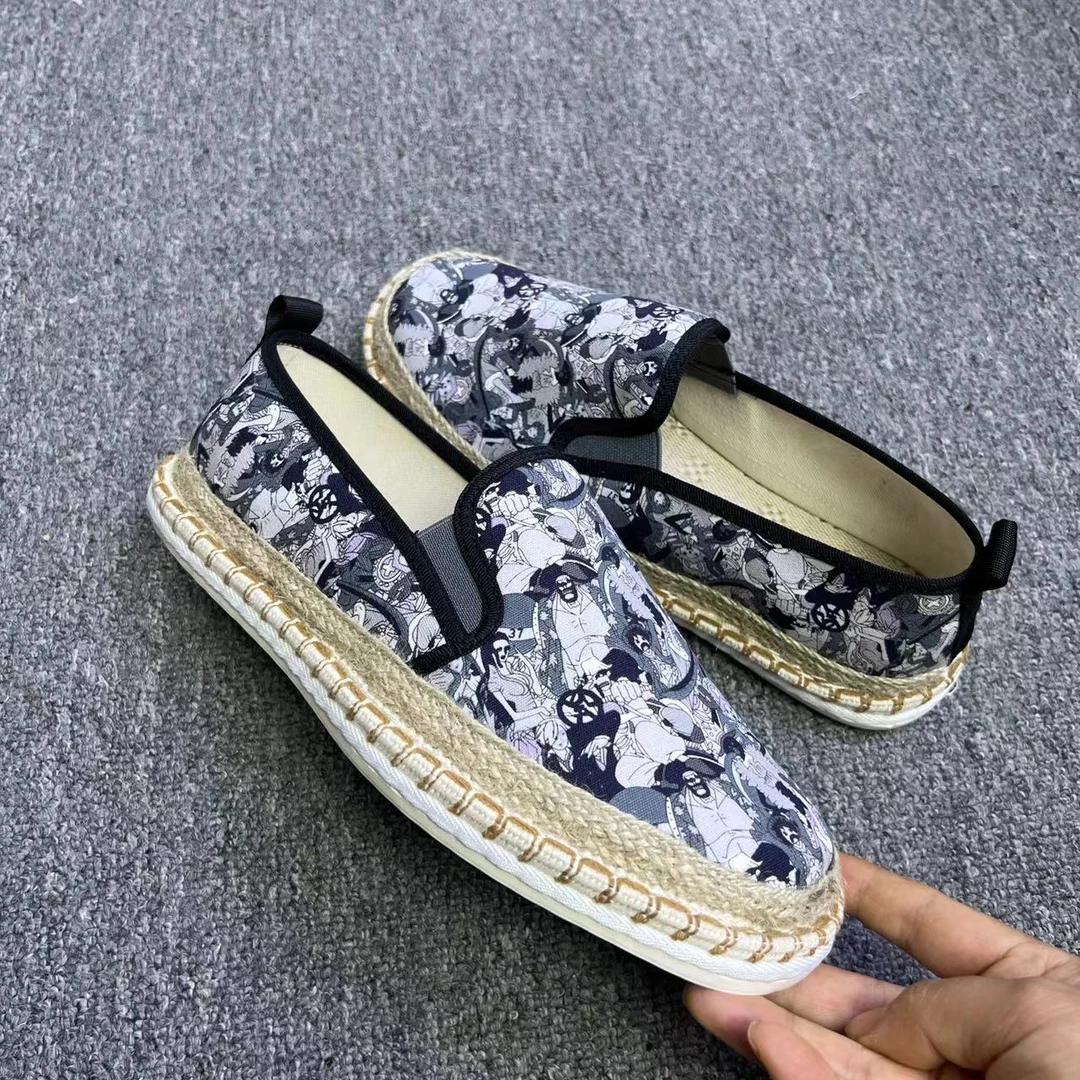 赐绣绣艺老北京布鞋休闲百搭男士板鞋懒人一脚蹬千层底男士帆布鞋