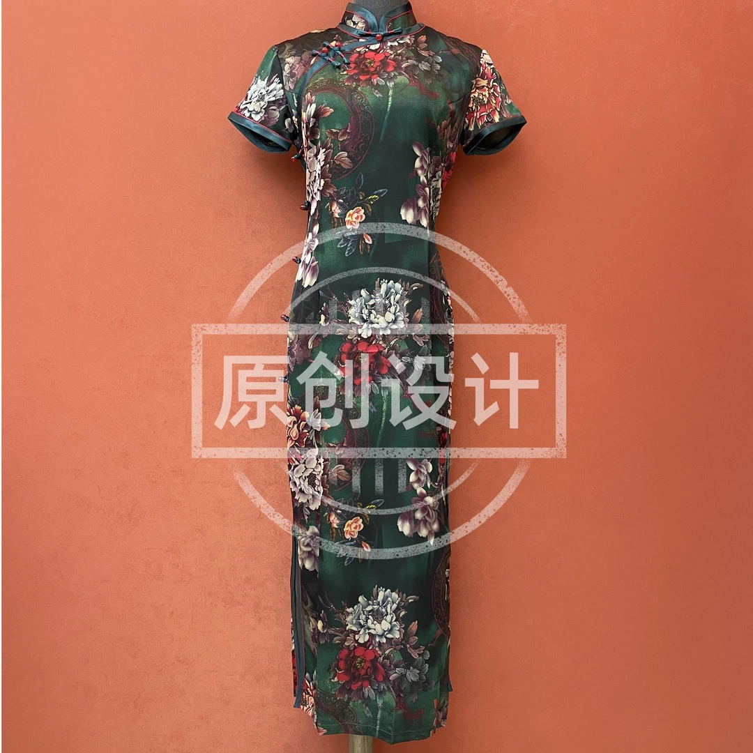 高端定制苏派手工旗袍 T7882