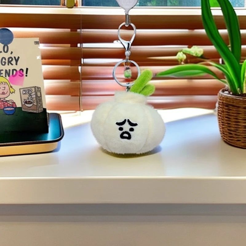 挂包挂饰创意卡通搞怪大蒜大葱姜辣椒毛绒挂饰钥匙扣娃娃毛绒玩具