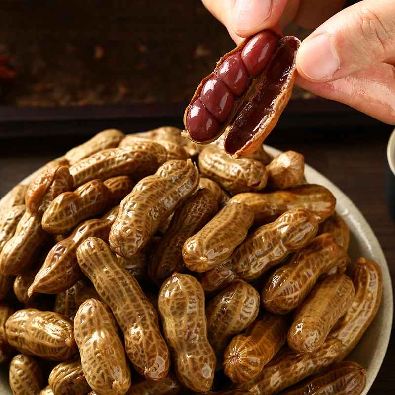 2025新品高汤卤味水煮花生休闲零食小吃真空袋装卤味花生网红零