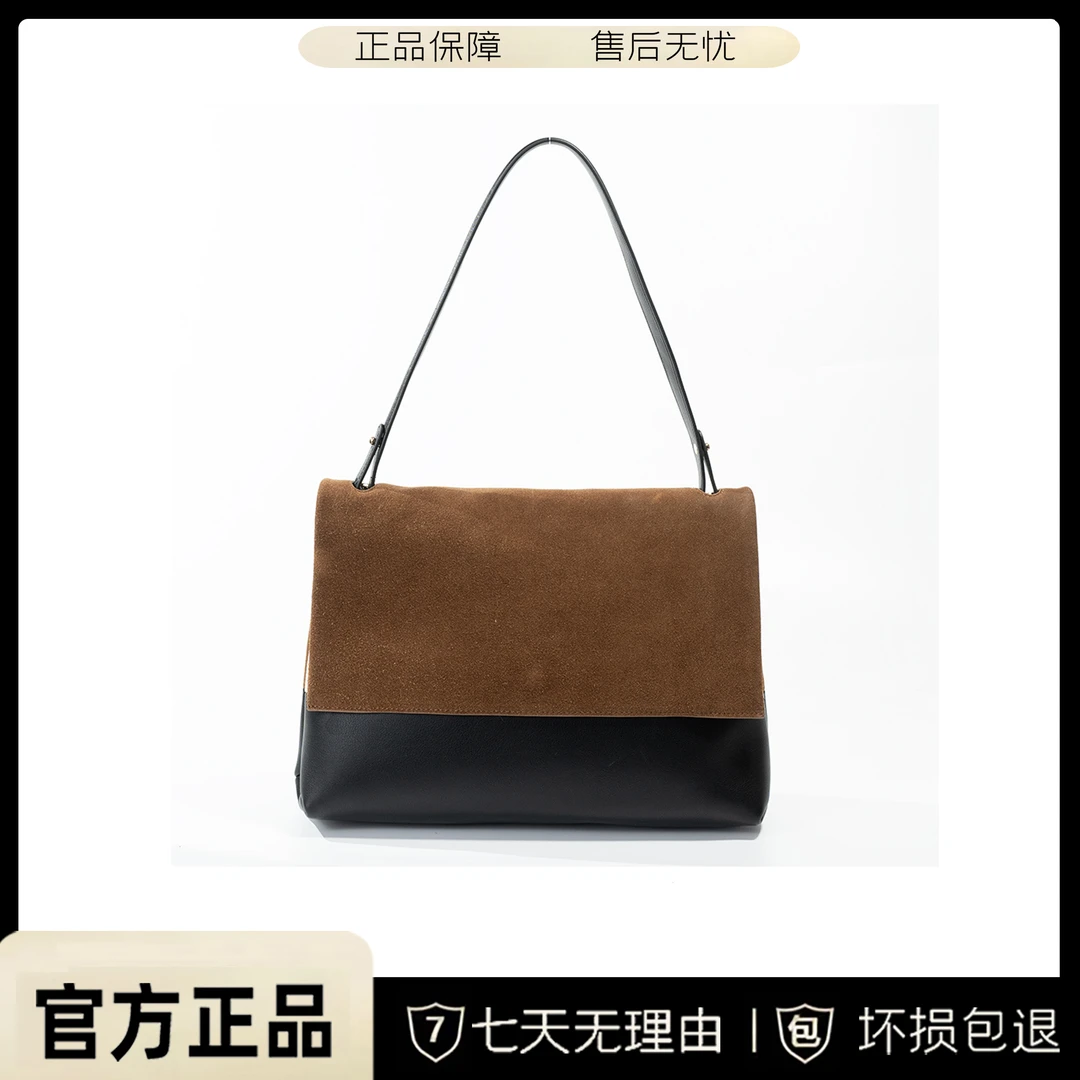 BV&BP新款时尚经典拼色单肩腋下女包BV0012-磨砂棕-YS