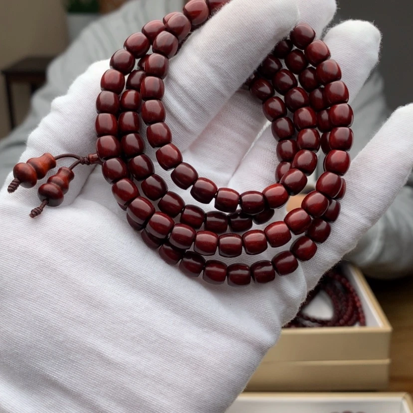 【闪购商品】小叶紫檀手串/手链7/7.3/108泥料纯手工打磨