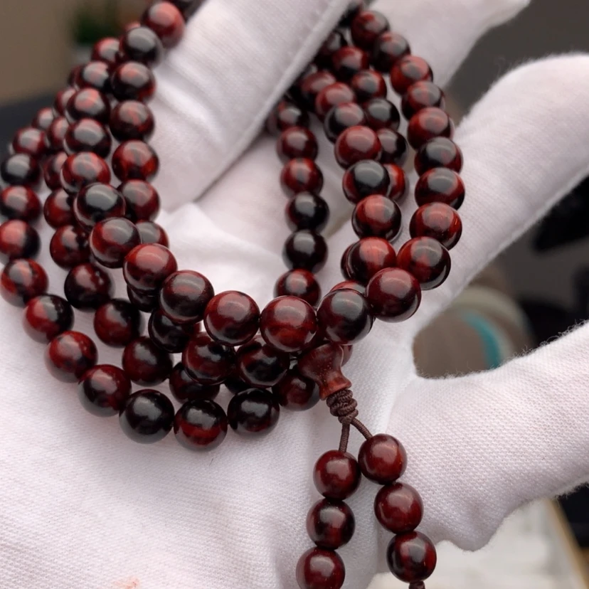 【闪购商品】小叶紫檀手串/手链7/108泥料芝麻点火焰纹