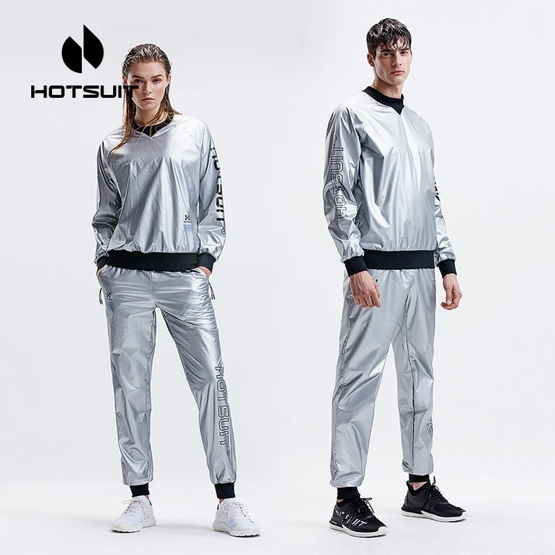 HOTSUIT/后秀暴汗服女子夏季户外休闲运动套装男士跑步训练健身衣