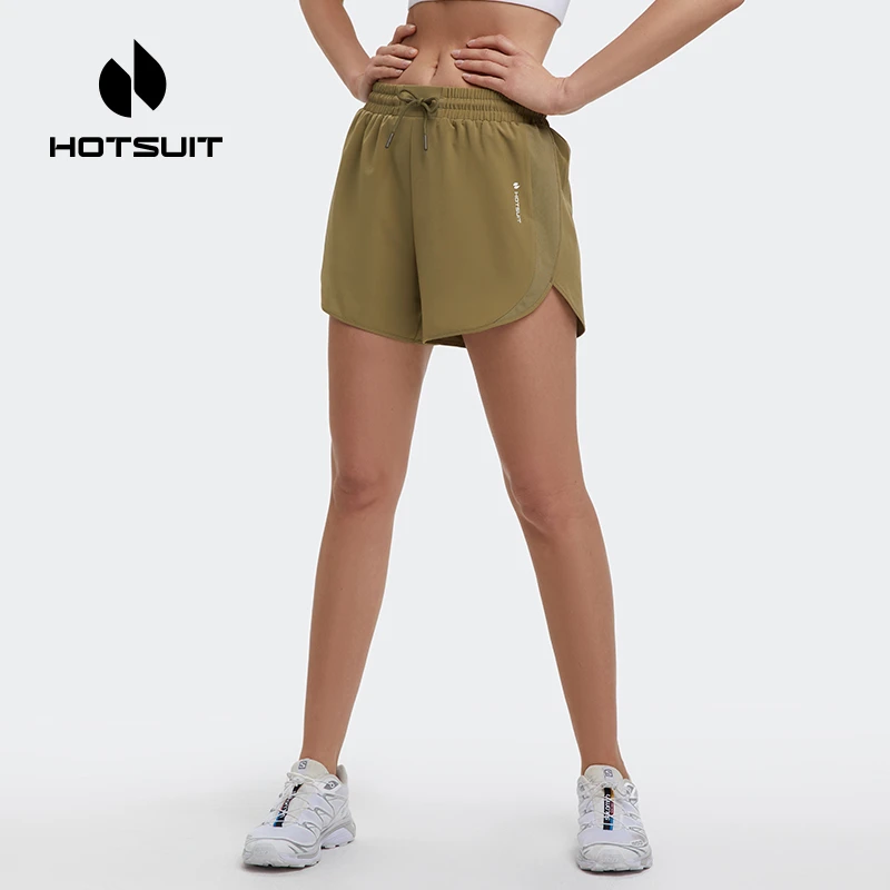 HOTSUIT/后秀运动短裤夏季新款跑步防走光健身训练瑜伽裤女