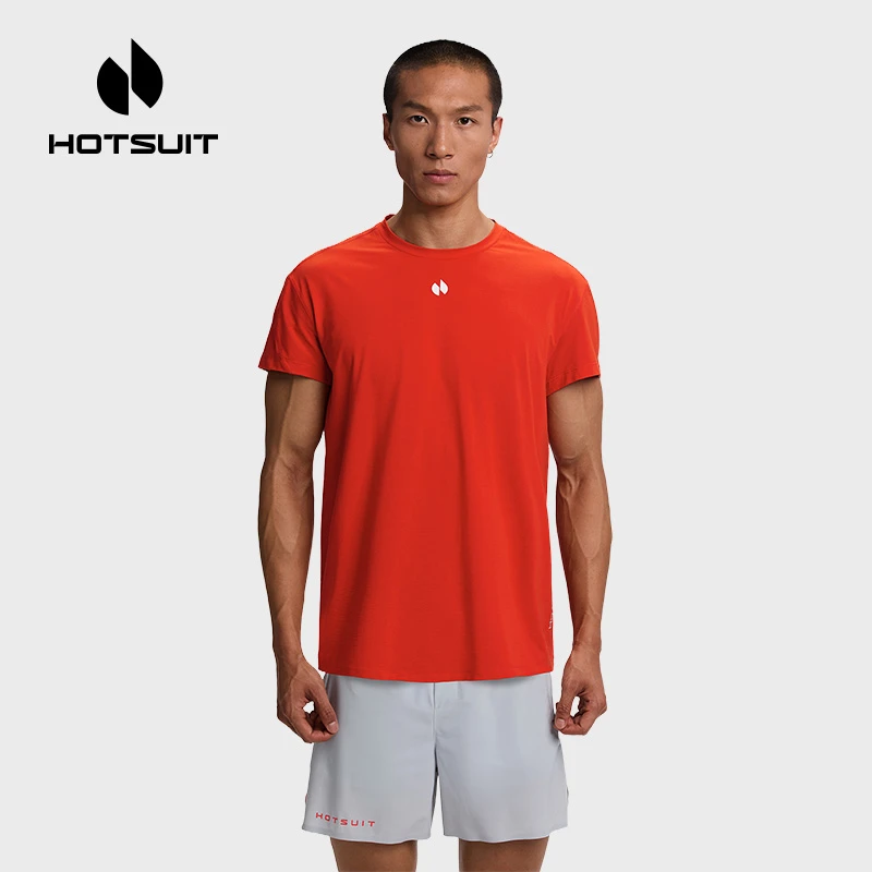 HOTSUIT/后秀速干短袖2024夏季轻薄透气抑菌T恤宽松百搭运动上衣