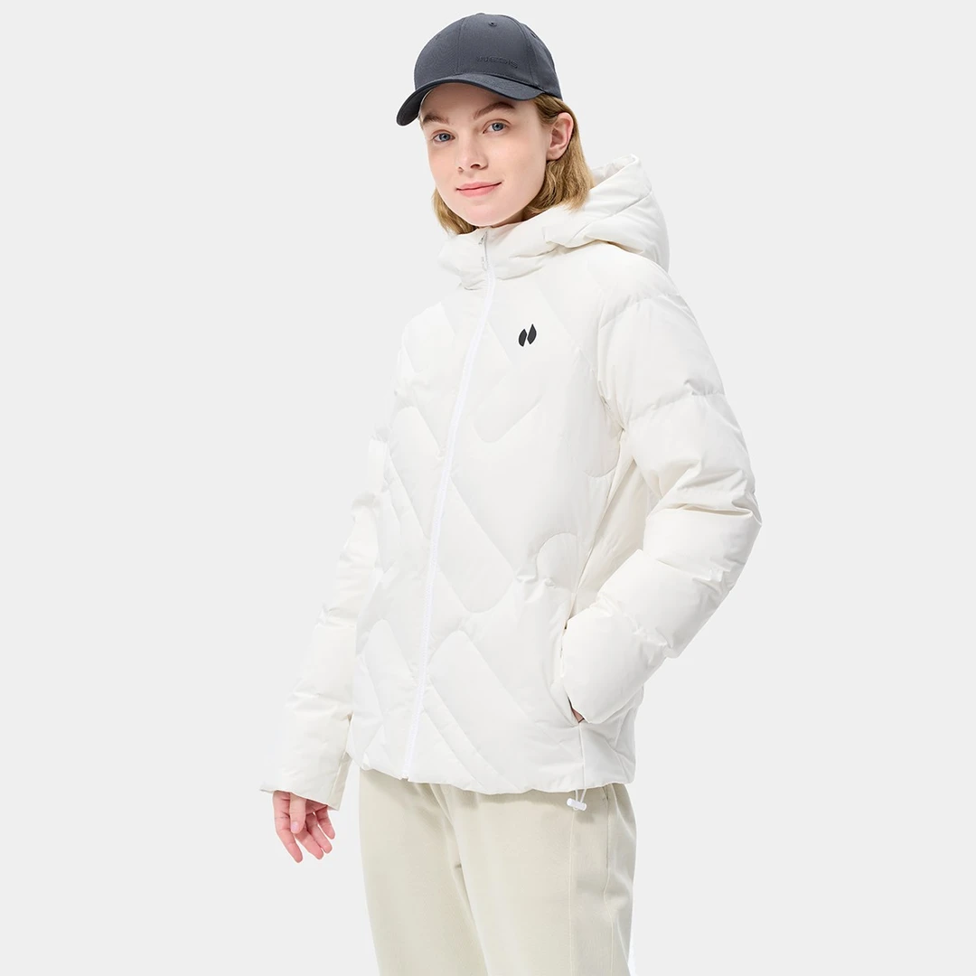 HOTSUIT/后秀女士羽绒服短款冬时尚连帽运动棉衣休闲保暖加厚外套