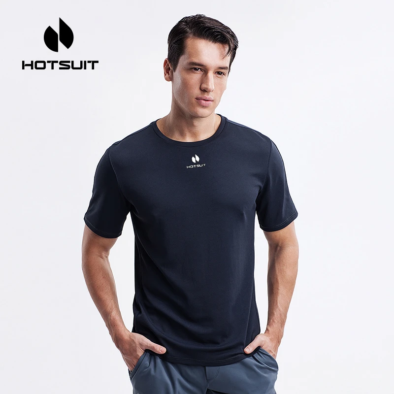 HOTSUIT/后秀运动短袖T恤男款吸湿排汗跑步春夏半袖快干健身