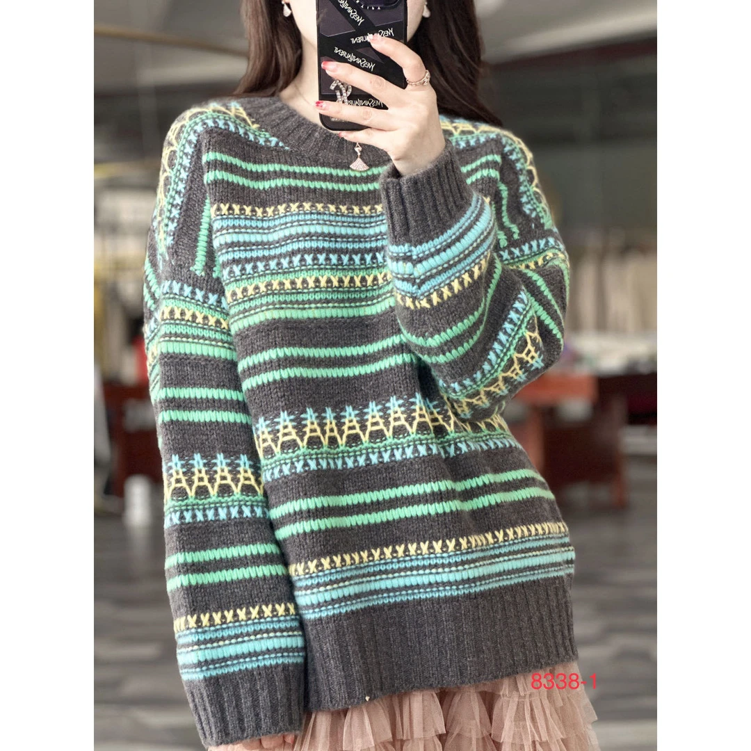 【集合GP1号1.15日】秋冬时尚女款长袖针织宽松慵懒风套头