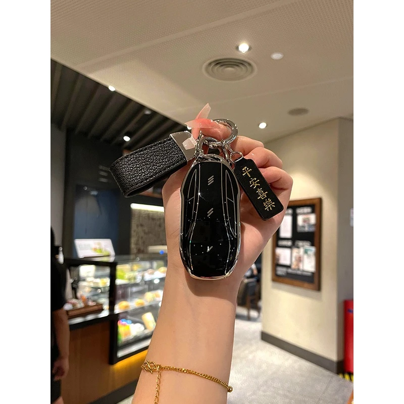 智己LS7钥匙壳2023款新款智己L7天使轮pro扣Dynamic套LS6车钥匙包