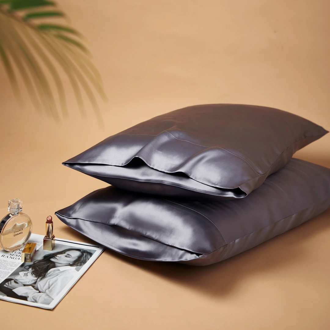 LD-真丝【丝宝宝-2】 纯色真丝双面枕套-100%桑蚕丝-轻奢丝滑透气