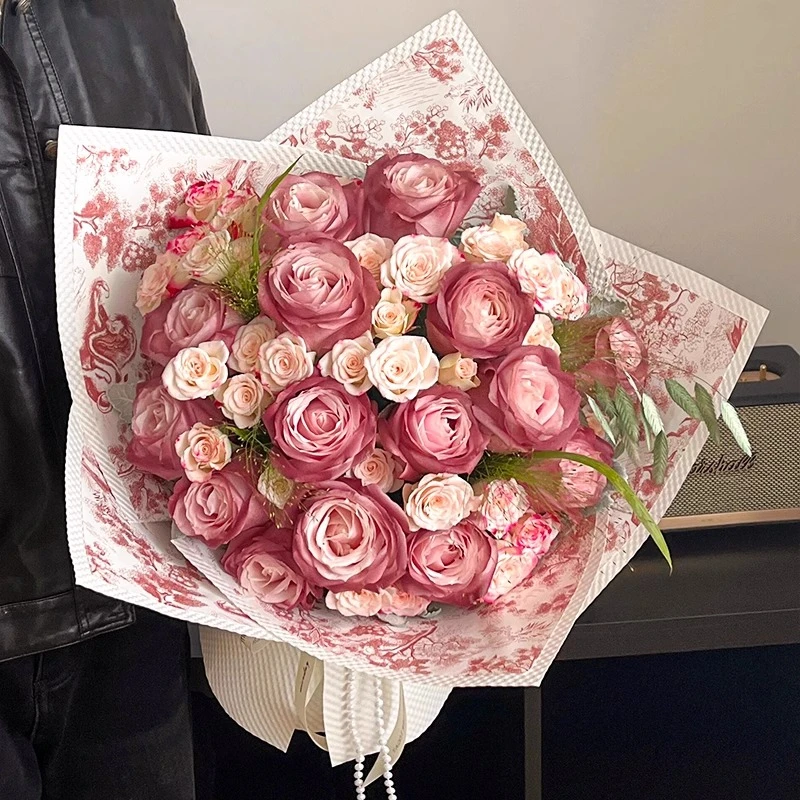 午后伯爵红茶凡尔赛玫瑰表白生日鲜花花束速递同城配送七夕节礼物