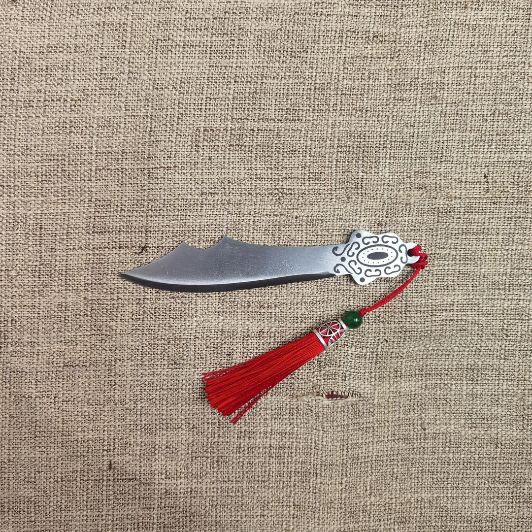 李寻欢电视剧小李飞了个茶刀手工锻打不锈钢收藏把玩未开刃