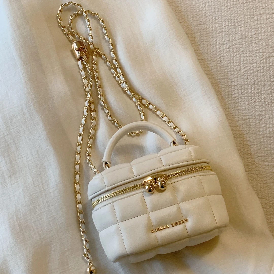 南风CIERRA KOREY 盒子包女2025新款质感链条斜挎包