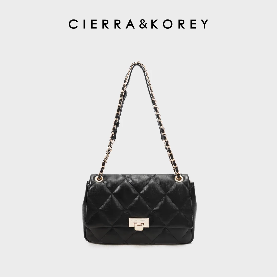【妞妞专属】CierraKorey 黑金托特包包女2025新款单肩包大容量