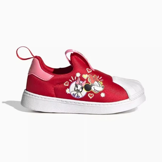 adidas/阿迪达斯阿迪达斯迪士尼联名米妮黛西软底贝壳鞋ID9709