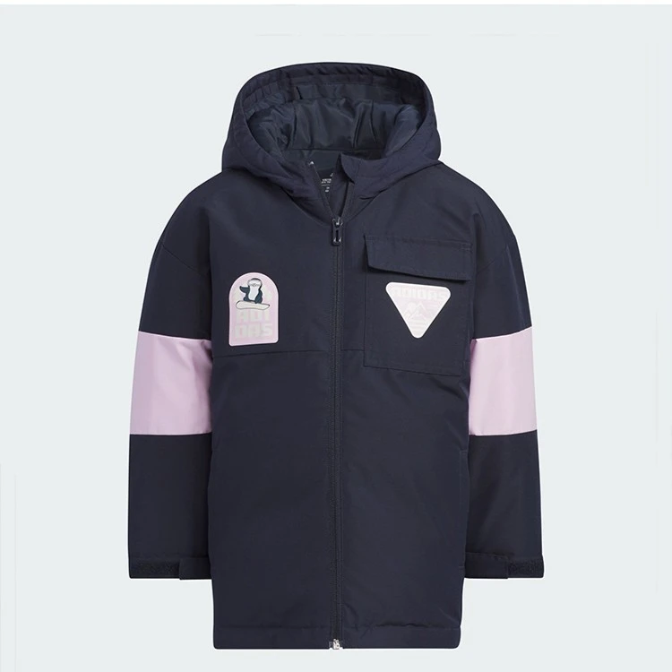 adidas/阿迪达斯阿迪达斯童装厚羽绒服防风保暖派克外套IN5217