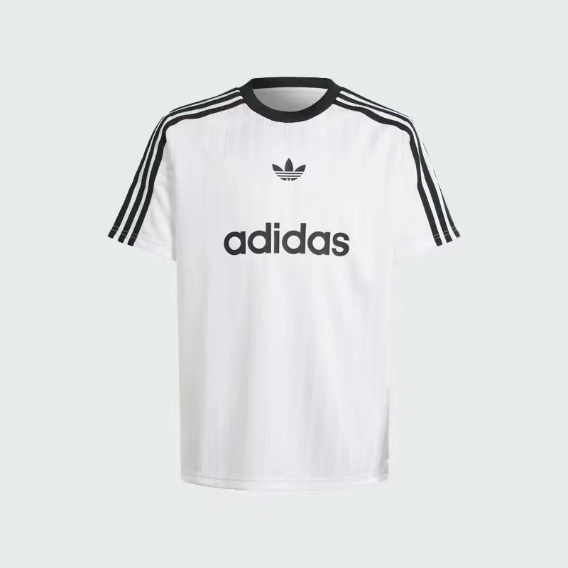 adidas/阿迪达斯2024年夏季男女童中性新款运动休闲短袖T恤IW1004