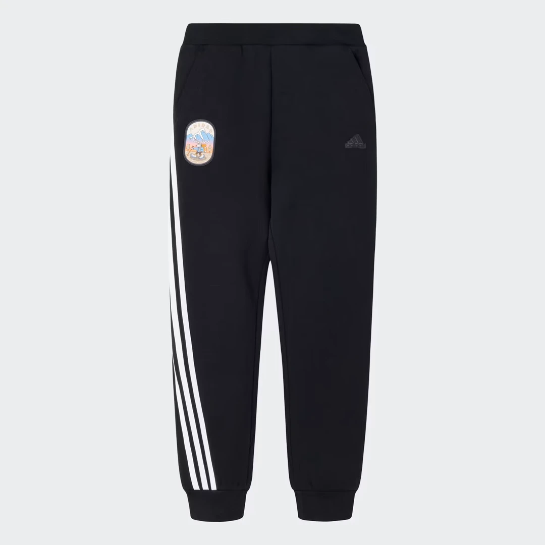 adidas/阿迪达斯冬季男女大童针织束脚运动休闲裤JP3903