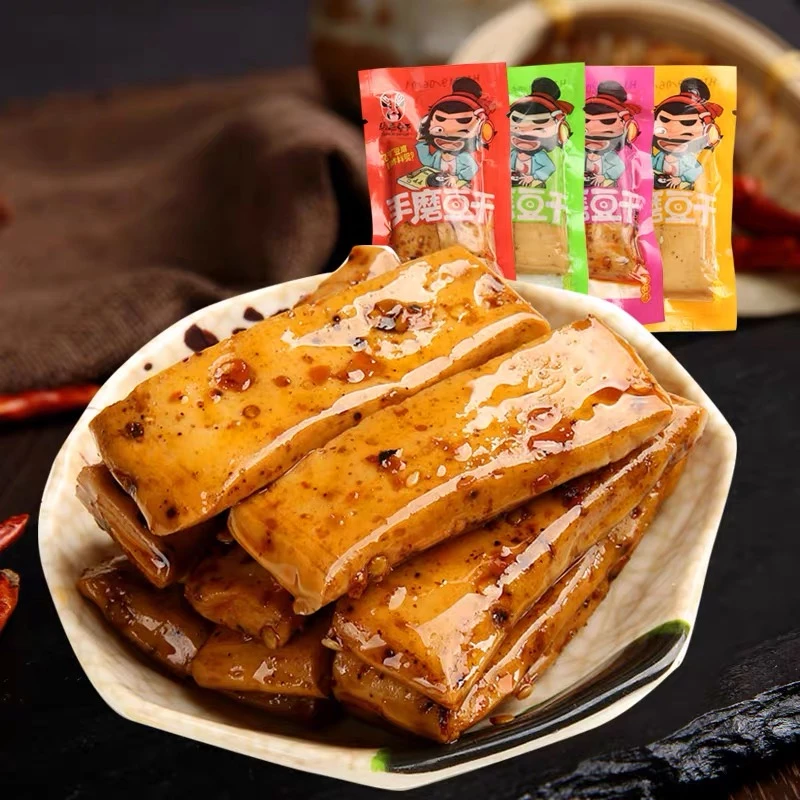 五香手磨豆干小零食小包装散装麻辣豆腐干零食小包装香辣嫩豆干