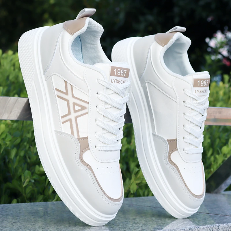 秋季新款男鞋透气小白鞋男士运动休闲鞋韩版百搭软底板鞋子男潮鞋