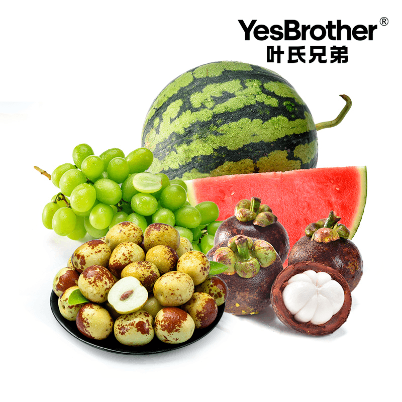 【一件免配】山竹1斤+4A冬枣200g+阳光玫瑰400g+麒麟西瓜3斤