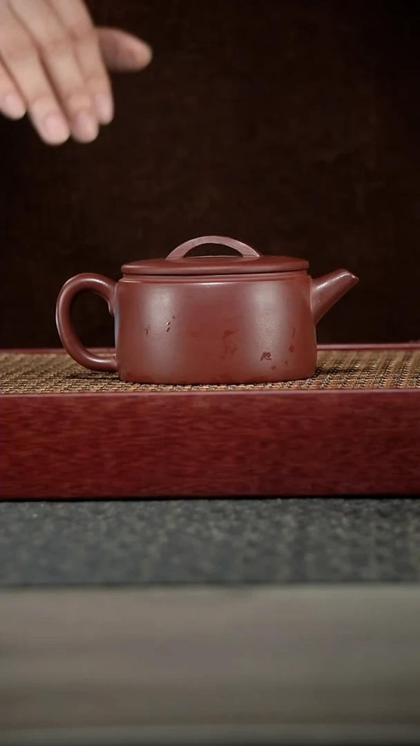 【闪购商品】紫砂茶壶龙血砂龙凤呈祥汉瓦250CC