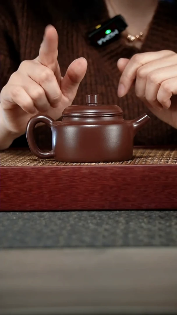 【闪购商品】紫砂茶壶紫朱泥德钟220CC