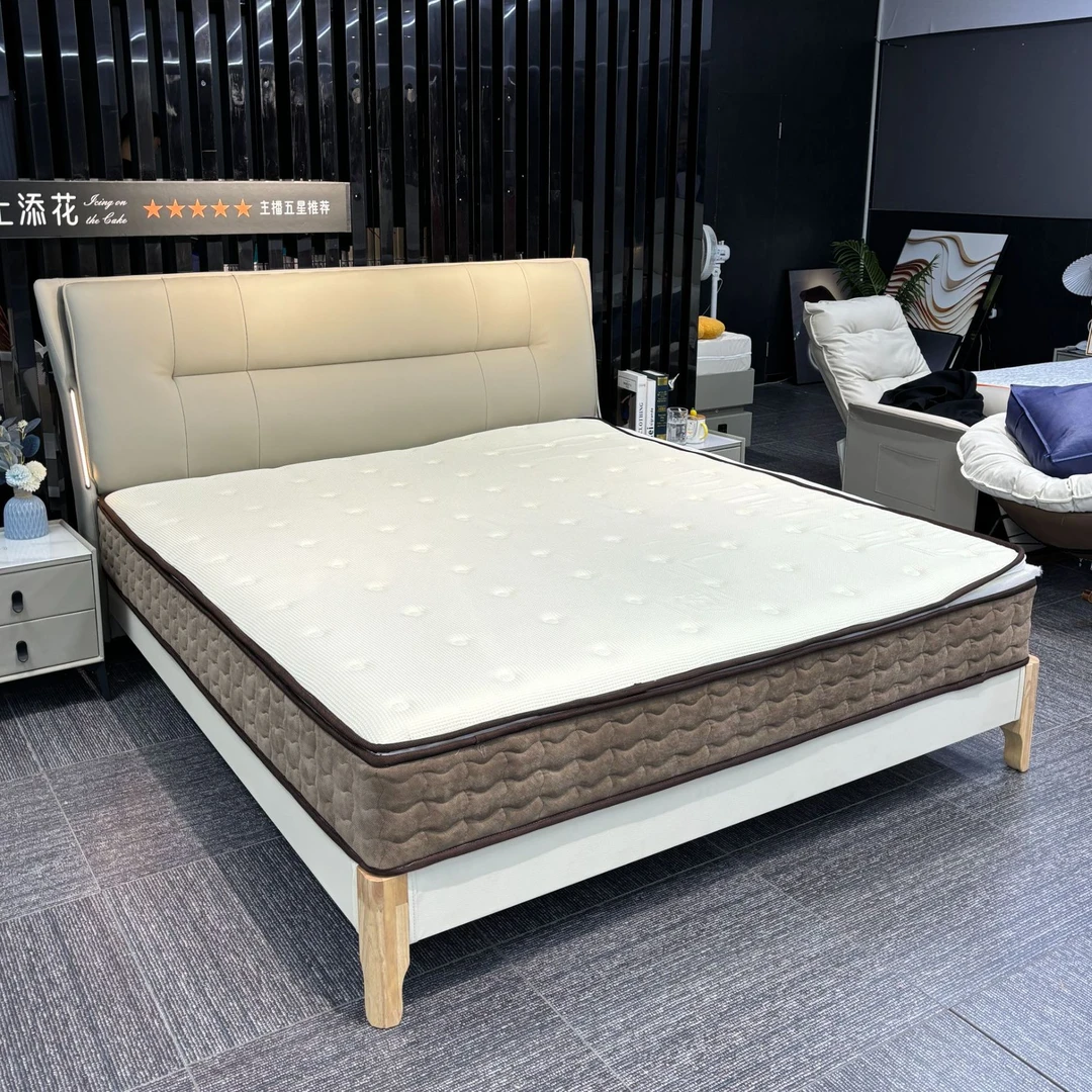 【锦上添花2025】轻奢简约真皮主卧次卧家用大床真皮床皮艺床松弛感