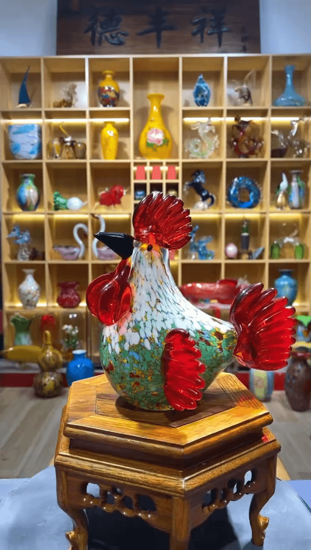 【闪购商品】瓷摆件琉璃纯手工大吉大利