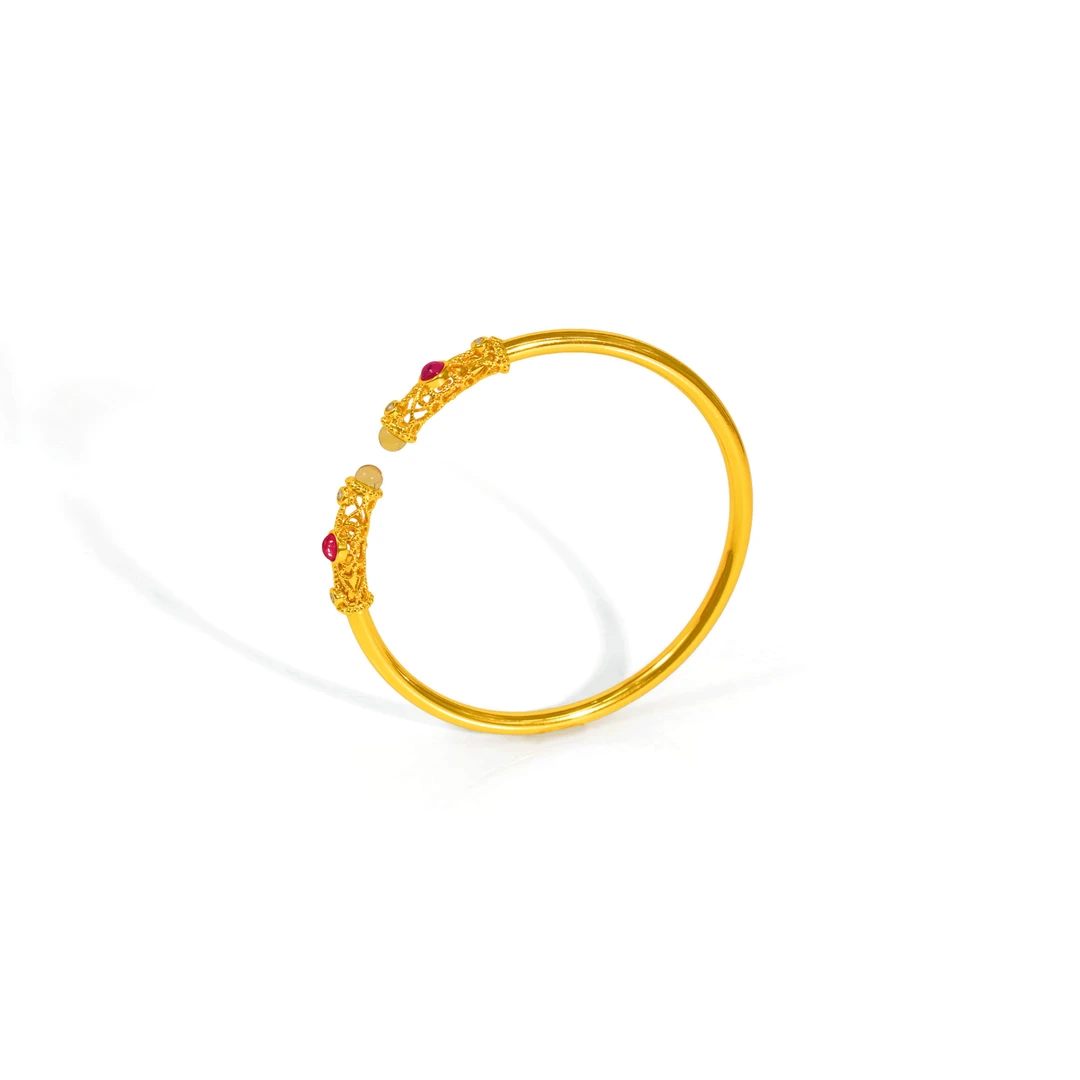 【唐糖甄选】大圣归来两情相悦净水蓝珀合金镶嵌手镯【ZSZ23】