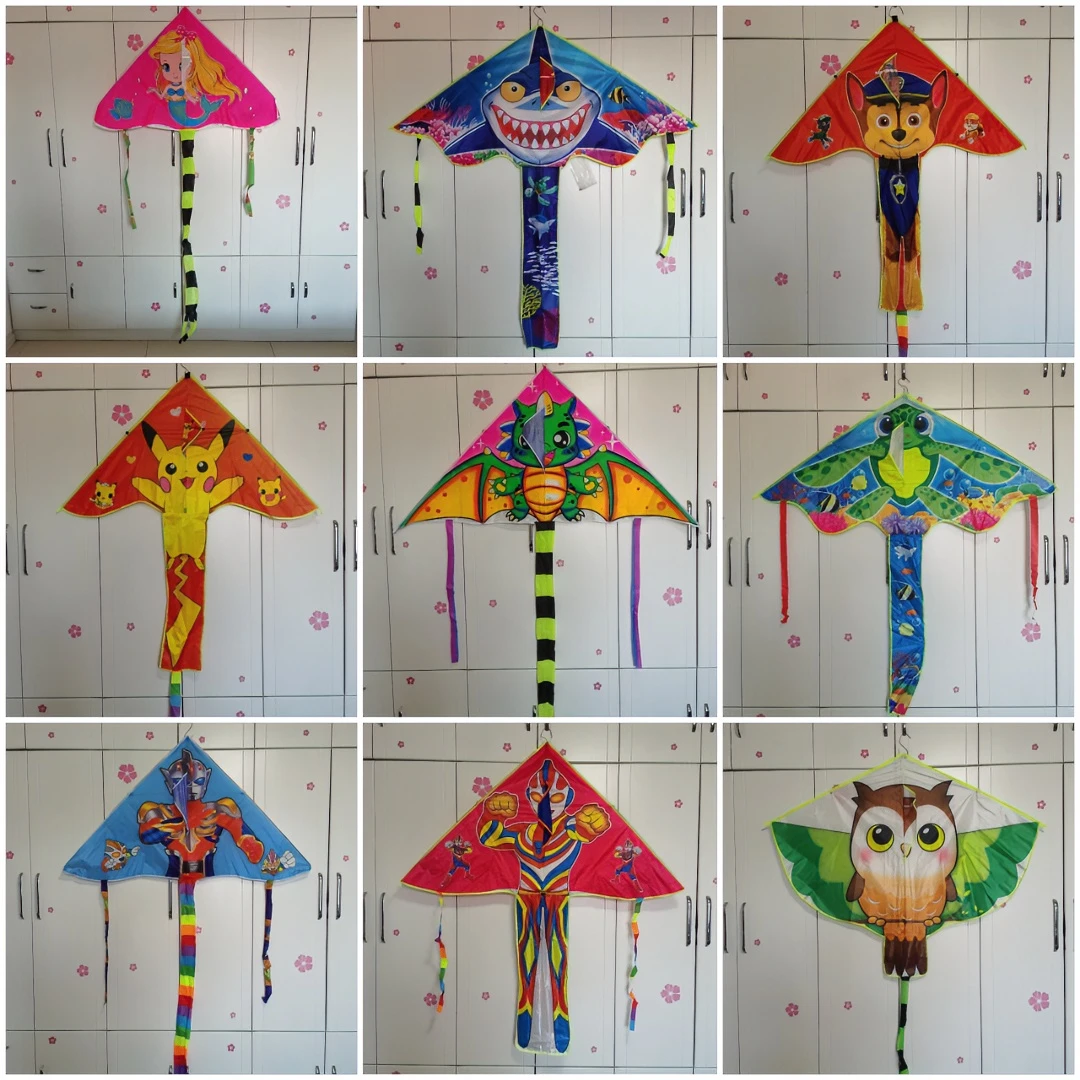 【新疆包邮】小型卡通恐龙乌龟章鱼风筝微风易飞初学者适用