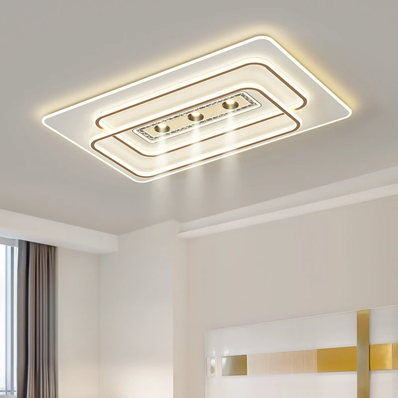 2913吸顶灯简约轻奢长方形大气超亮客厅吊顶灯客厅吸顶