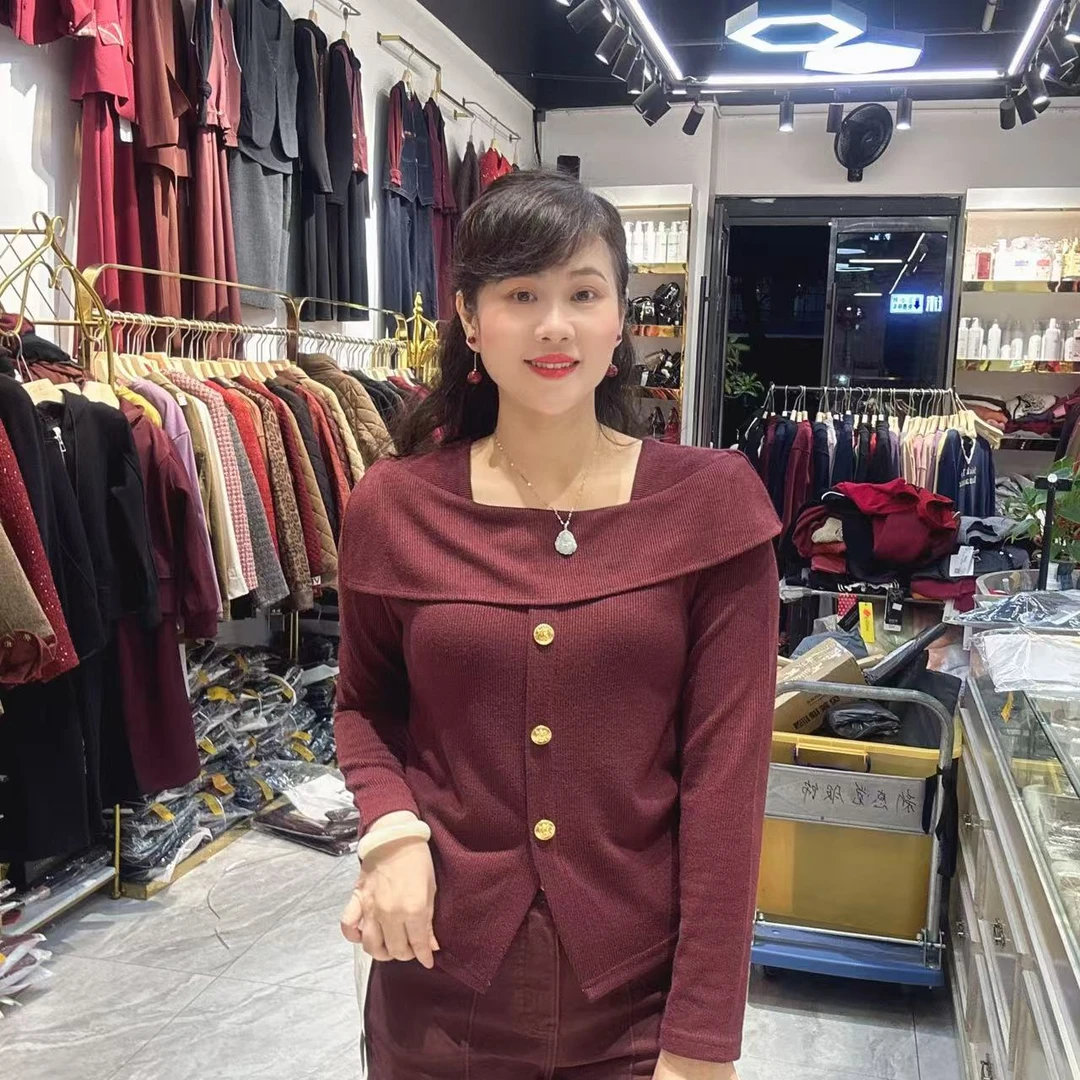 1-9097方领休闲T恤54长