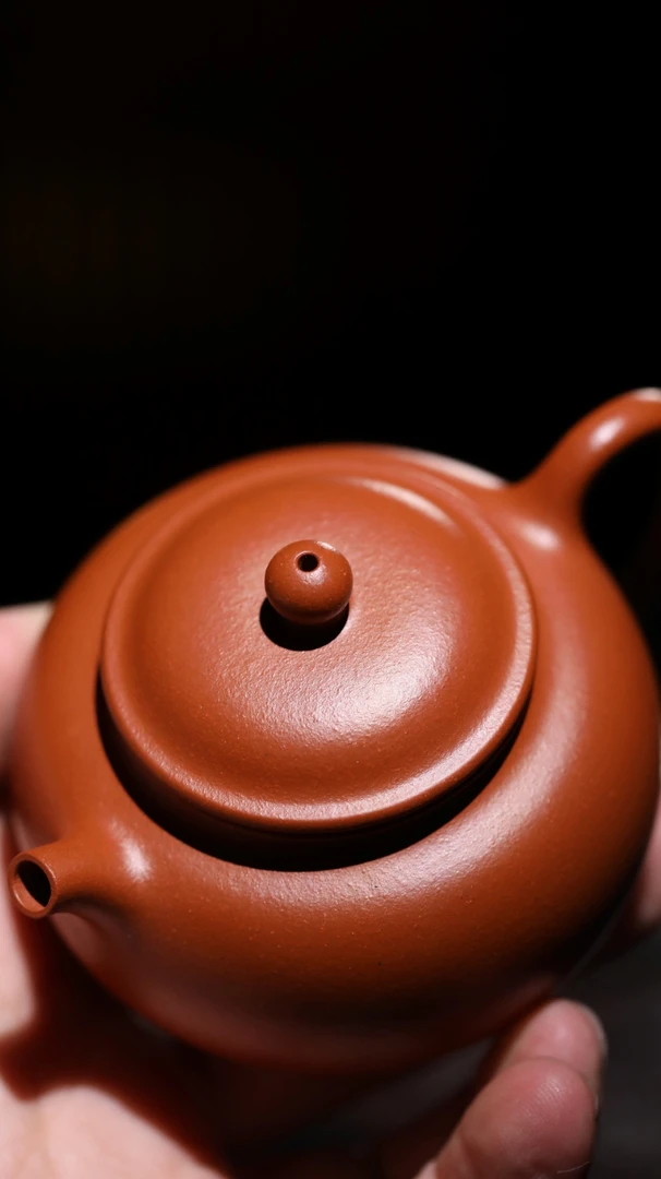 陈小平 掇只 小红泥 140cc 半手 黄龙山原矿紫砂