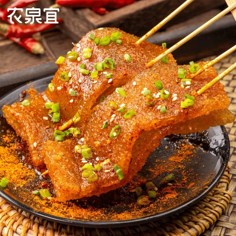 9.9元！5大袋】烧烤苕皮158g软糯劲道多种吃法食用真空包装味道好吃