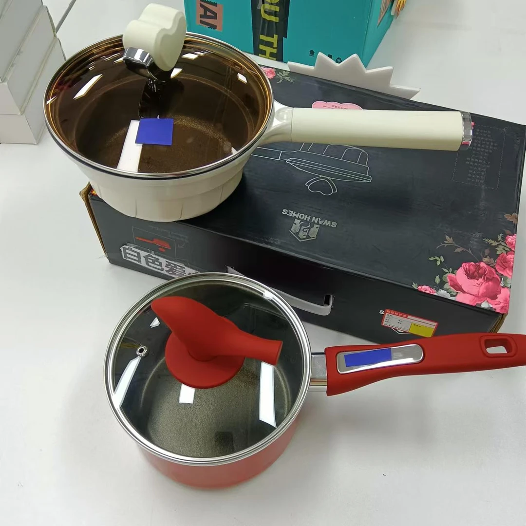 G27 奶锅家用爱心 款式颜色图案随机