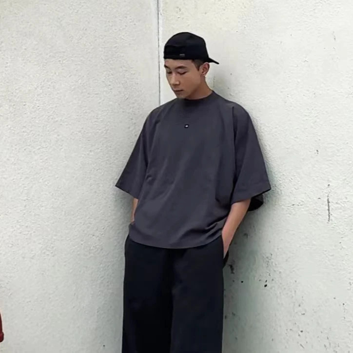 GapxYEEZYxBalenciaga 三方联名短袖T恤Logo 3/4 Dark Grey灰