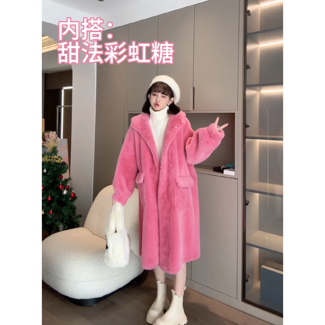 maodan/猫单【奶熊托卡】娜娜的孕期穿搭/孕妇装秋冬韩版连帽外套