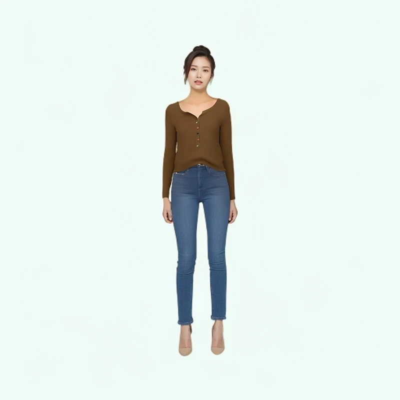 【MiO】米奥冬季新款优雅气质时尚休闲修身显瘦气质设计感针织衫